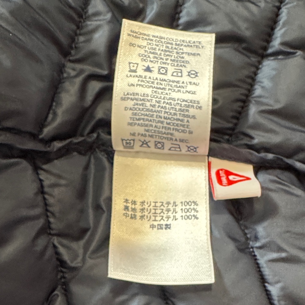 Lands' End Women's Navy Primaloft Puffer Jacket - Picture 8 of 8
